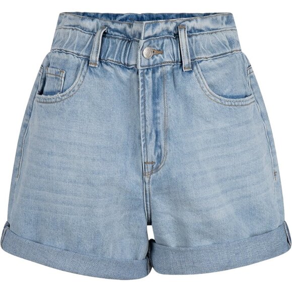 NWT ESQUALO Paperbag Mom Style Denim Jean Shorts - Picture 3 of 8